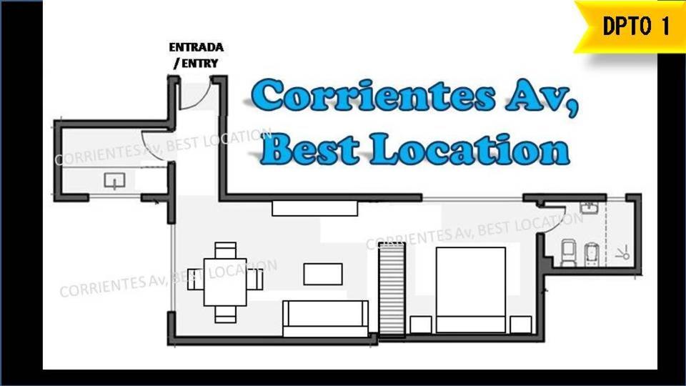 Corrientes Av, Best Location Buenos Aires Esterno foto